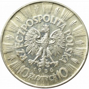 Zweite Polnische Republik, 10 Zloty 1936 Piłsudski