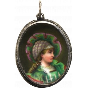 Europe, Medallion with image of a woman