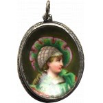 Europe, Medallion with image of a woman