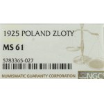 II Republic of Poland, 1 zloty 1925, London - NGC MS61