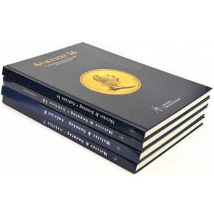 Katalogi aukcyjne, zestaw 4 szt. Meister & Sontag