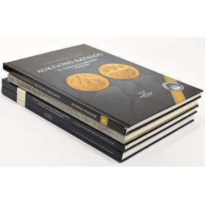 Katalogi aukcyjne, zestaw 4 szt. Emporium Hamburg, WESTFALISCHE AUKTIONSGESELLSCHAFT, Sammlung Prof. Dr. Ekhart Pirk