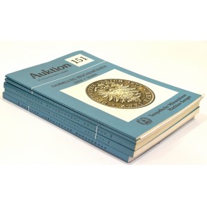 Katalogi aukcyjne, zestaw 5 szt. Tempelhofer Munzenhaus