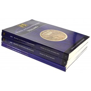 Katalogi aukcyjne, zestaw 4 szt. MPO, Chaponniere & Fimenich