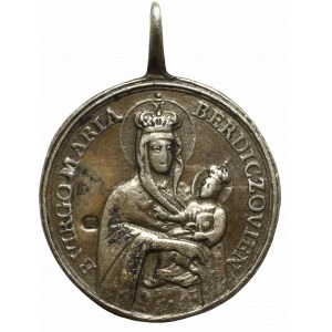 Polen, Medaille der Muttergottes von Berdyczowska - Silber