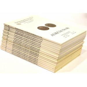 Katalogi aukcyjne, zestaw 17 szt. WCN