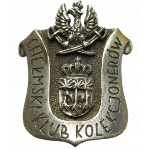 III RP, Badge of Chelm Collectors Club - Kilarski Rzeszow