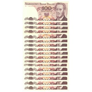 PRL, 50 zloty, 100 zloty 1986 and 1988 - set of 25 pieces - various series