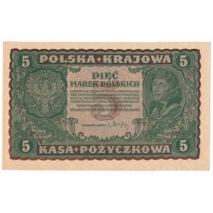 II RP, 5 Polish marks 1919 II SERIES O