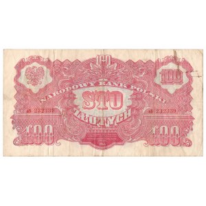 People's Republic of Poland, 100 zloty 1944 , ...mandatory... aB