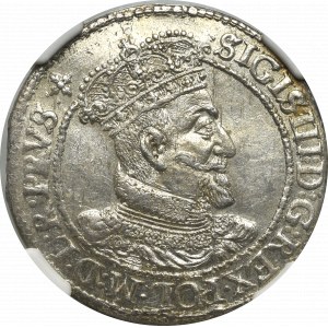 Zygmunt III Waza, Ort 1619, Gdańsk - ex Pączkowski - ZNAKOMITY - NGC MS63