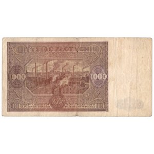 People's Republic of Poland, 1000 zloty 1946 P
