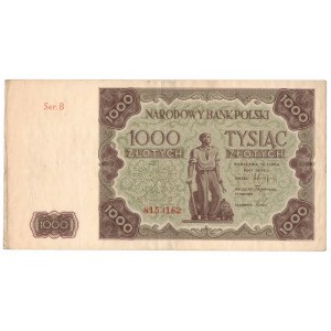 Volksrepublik Polen, 1000 Zloty 1947 B