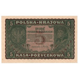 II RP, 5 Polish marks 1919 II SERIES AD