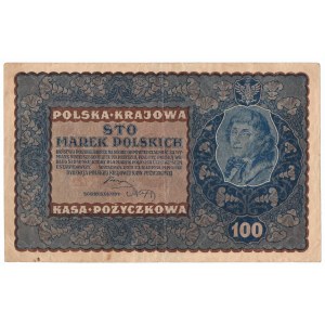 II RP, 100 marek polskich 1919 III SERJA N