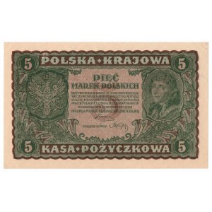 II RP, 5 poľských mariek 1919 II SERIES CD