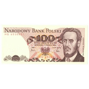 PRL, 100 złotych 1982 HG