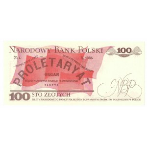 PRL, 100 złotych 1982 HG