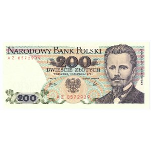 PRL, 200 złotych 1979 AZ