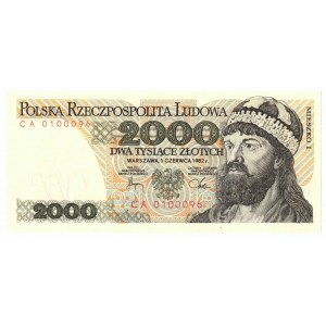 PRL, 2000 złotych 1982 CA