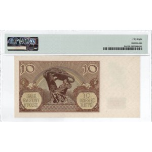 GG, 10 złotych 1940 N - PMG 58
