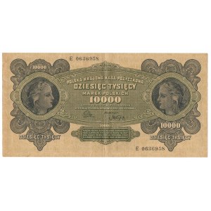 II RP, 10,000 Polish marks 1922 E