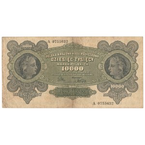 II RP, 10,000 Polish marks 1922 A