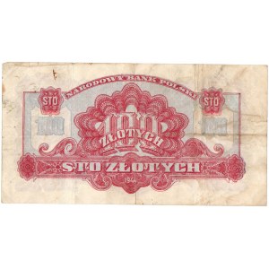 PRL, 100 złotych 1944 , ...obowiązkowym... AE