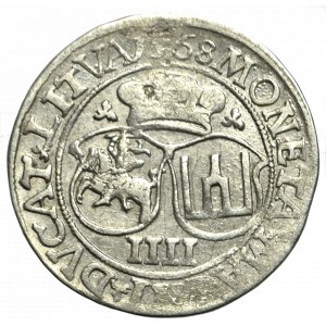 Sigismund II Augustus, 4 Groschen 1568, Vilnius - LI/LITV