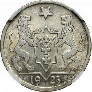 Wolne Miasto Gdańsk, 1 gulden 1923 - NGC AU58