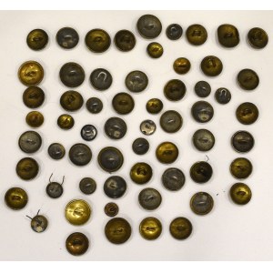 People's Republic of Poland, Large set of military buttons