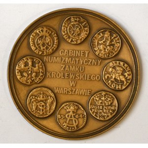 PRL, medaila Numizmatického kabinetu Kráľovského zámku vo Varšave
