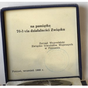 PRL, Medal pamiątkowy Związek Inwalidów Wojennych w Poznaniu
