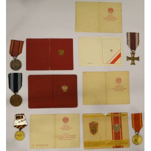 People's Republic of Poland, set of decorations after NCO including Cross of Valour