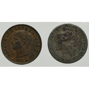 Zestaw monet napoleońskich