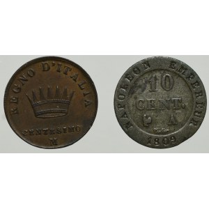 Zestaw monet napoleońskich