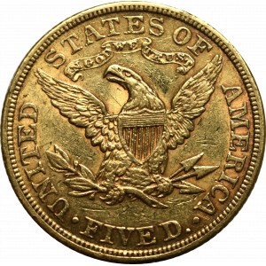 USA, $5 1906 Liberty