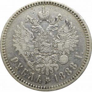 Russia, Alexander III, Ruble 1888