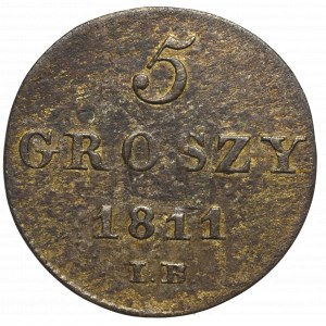 Duchy of Warsaw, 5 groszy 1811