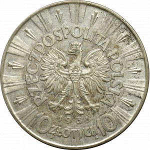 Zweite Polnische Republik, 10 Zloty 1935 Piłsudski