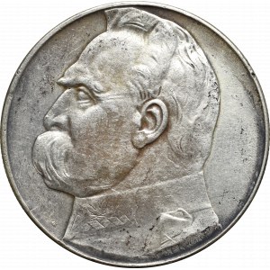 II Rzeczpospolita, 10 złotych 1938 Piłsudski