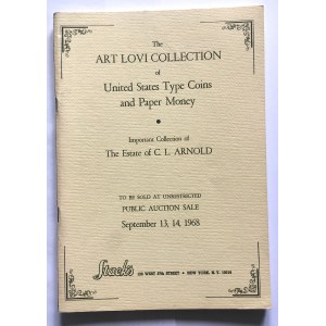 Auction Catalog, Stacks The ART LOVI COLLECTION 1968 - rare US coins