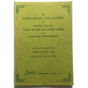 Aukční katalog, Stohy Sbírka LOUISE ENGELA 1970 - vzácné zlaté mince USA