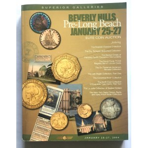 Katalog aukcyjny, Superior Galleries ELITE COIN AUCTION 2004 r - bardzo rzadkie, monety polskie i polsko-rosyjskie