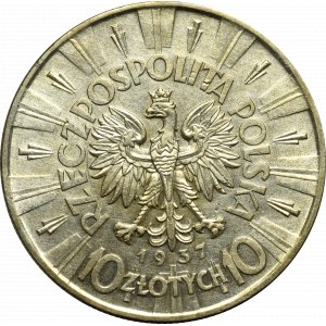 Druhá polská republika, 10 zlotých 1937 Piłsudski