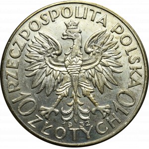 II Rzeczpospolita, 10 złotych 1932 BZM, Londyn