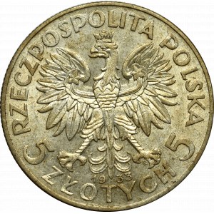 II Republic of Poland, 5 zloty 1933 Polonia