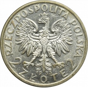 II Republic of Poland, 2 zloty 1933 Polonia