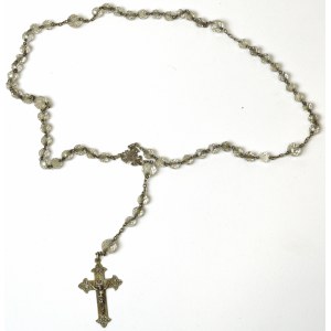 Rosary 19th century silver