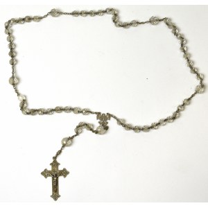Rosary 19th century silver